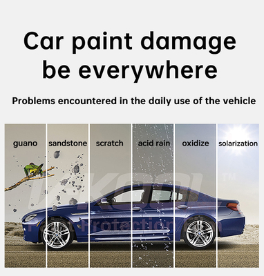 Anti pintura para carros, pintura à pistola clara automotivo seca ultrarrápido da laca da oxidação do revestimento