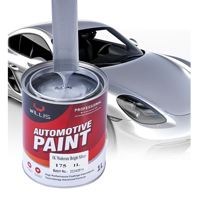 1K Powder Coating Silver Color Car Spray Paint Dois anos de validade