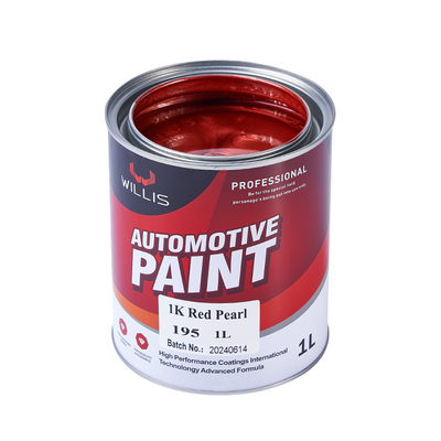 Tinta automotiva de secagem rápida, flash acrílico transparente pérola 1k, tinta acrílica vermelha pérola, diluente automotivo