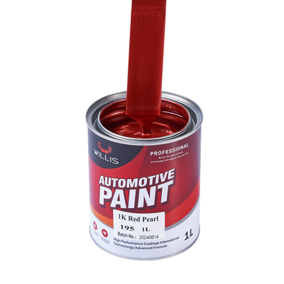 Tinta automotiva de secagem rápida, flash acrílico transparente pérola 1k, tinta acrílica vermelha pérola, diluente automotivo
