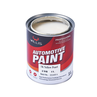 1K Acrílico Perla Pintura de Carro Amarelo Perla Clear Coat Hardener Thinner 2K/1K Color Paint