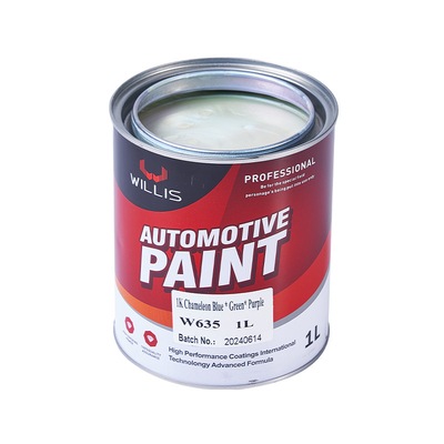 Pintura de pérola multicolor personalizável 1K Pintura acrílica automotiva para serviços OEM / ODM do Willis Car