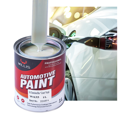 Pintura de pérola multicolor personalizável 1K Pintura acrílica automotiva para serviços OEM / ODM do Willis Car