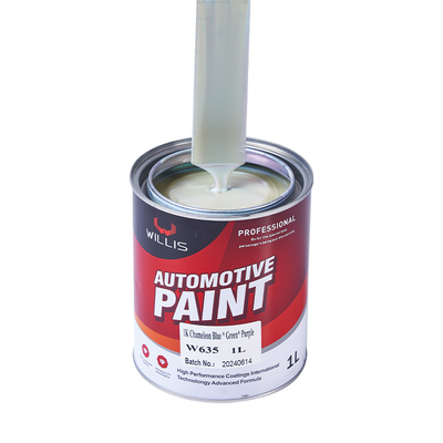 Pintura de pérola multicolor personalizável 1K Pintura acrílica automotiva para serviços OEM / ODM do Willis Car