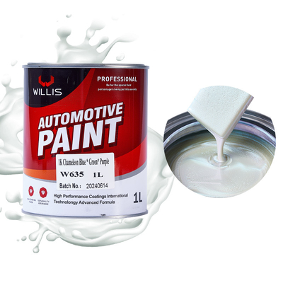 Pintura de pérola multicolor personalizável 1K Pintura acrílica automotiva para serviços OEM / ODM do Willis Car