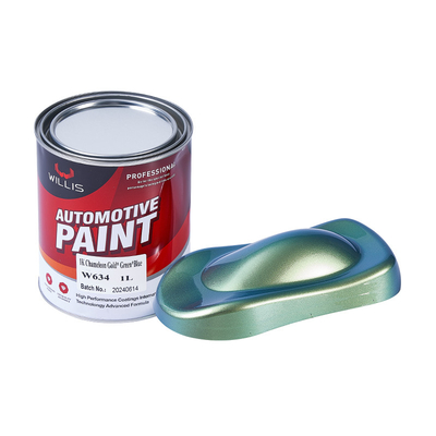 1K Multicolor Mudando Efeito de Ilusão Perlescente Pintura Resina Acrílica Com Pintura de Revestimento Azul Verde Roxo