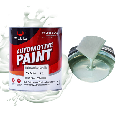 1K Multicolor Mudando Efeito de Ilusão Perlescente Pintura Resina Acrílica Com Pintura de Revestimento Azul Verde Roxo