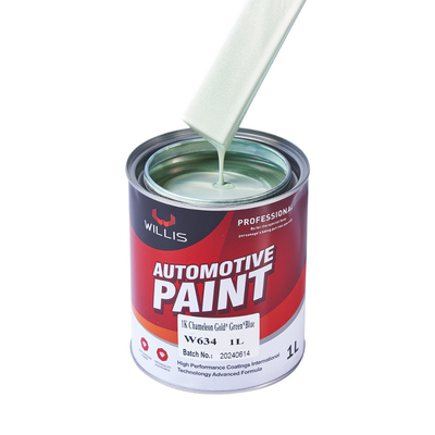 1K Multicolor Mudando Efeito de Ilusão Perlescente Pintura Resina Acrílica Com Pintura de Revestimento Azul Verde Roxo