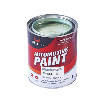 1K Multicolor Mudando Efeito de Ilusão Perlescente Pintura Resina Acrílica Com Pintura de Revestimento Azul Verde Roxo