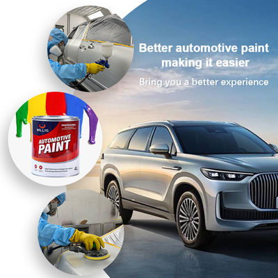 Tinta sólida 2K de alto brilho para proteção de automóveis resistente ao amarelamento e a fatores ambientais