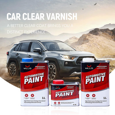 Auto Refinish Automotive Clear Coat Paint Personalizavel Matte Finish com acabamento brilhante e aparência transparente