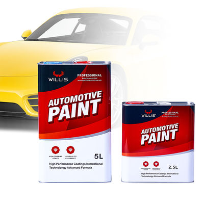 Spray de revestimento claro de alta dureza 2K para refinação automotiva ️ baixo COV, acabamento brilhante de diamante, resistente a riscos e UV (5L Kit com endurecedor)
