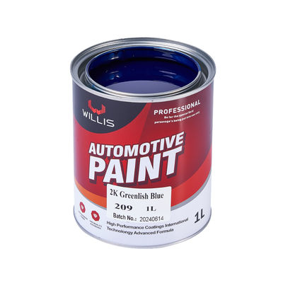 Tinta acrílica azul 2K para revestimento automotivo e plástico