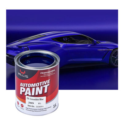 Tinta acrílica azul 2K para revestimento automotivo e plástico