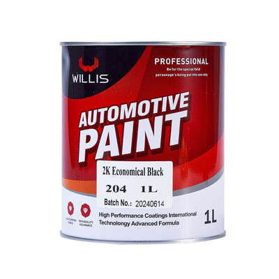 Tinta de acabamento acrílica 2K de alto brilho, cores múltiplas disponíveis, preta, automotiva, revestimento líquido de dois componentes, spray para carro