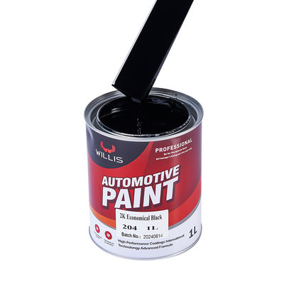 Tinta de acabamento acrílica 2K de alto brilho, cores múltiplas disponíveis, preta, automotiva, revestimento líquido de dois componentes, spray para carro