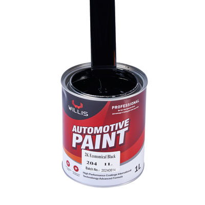Tinta de acabamento acrílica 2K de alto brilho, cores múltiplas disponíveis, preta, automotiva, revestimento líquido de dois componentes, spray para carro
