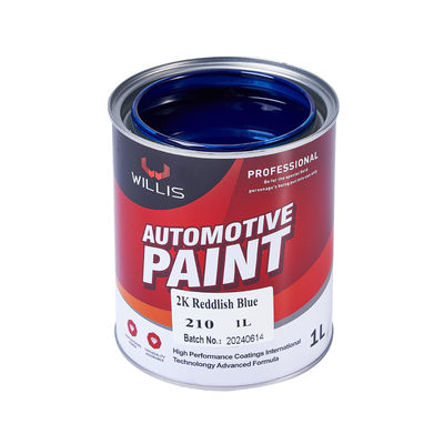 Tinta Automotiva Acrílica 2K de Alta Qualidade Azul Avermelhado Metálico Bom Preço Tinta Spray Fornecimento Revestimento para Reparo de Carros