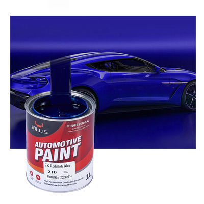 Tinta Automotiva Acrílica 2K de Alta Qualidade Azul Avermelhado Metálico Bom Preço Tinta Spray Fornecimento Revestimento para Reparo de Carros