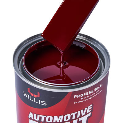 Tinta Automotiva Metálica Roxo Vermelho 2K de Alta Qualidade, Venda Imperdível, Fornecimento de Fábrica OEM, Revestimento Líquido de Resina Acrílica para Reparo de Carros