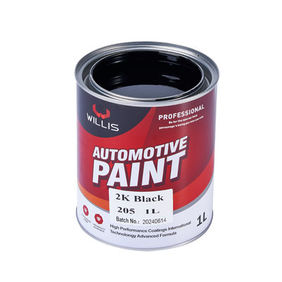 Fast Drying Black 2K Acrylic Paint for Spray Application in 1L/4L/20L Sizes