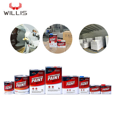 Alta Solididade 2K Acrílico Clear Coat Automotive Refinish Transparente Verniz de Carro Verniz Liquid Sprayed Basecoat