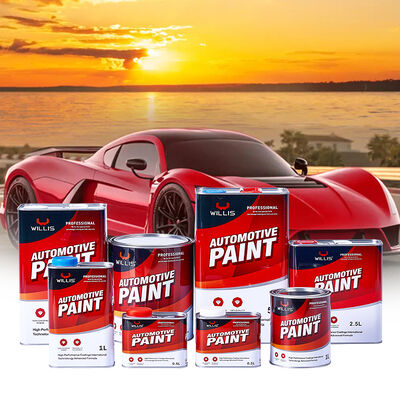 Conjunto de tinta automotiva para revestimento, verniz transparente de alto teor de sólidos com proteção UV, verniz permanente com proteção UV, diluente para tinta automotiva