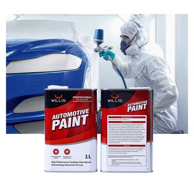Venda a quente Corpo de automóvel 2K/1K Tinta de carro padrão mais fino 2K/1K Cor Revestimentos acrílicos Automotivos Revestimentos Base Coat Clear Coat Paint