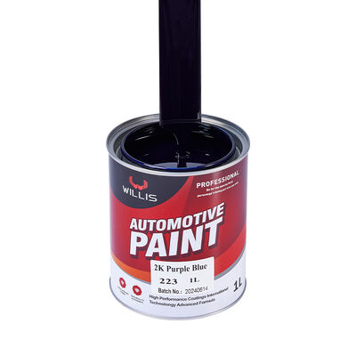 Tinta Acrílica Automotiva WILLIS 223 2K Roxa Azul Líquida para Repintura OEM Disponível