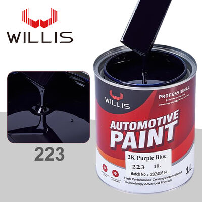 Tinta Acrílica Automotiva WILLIS 223 2K Roxa Azul Líquida para Repintura OEM Disponível