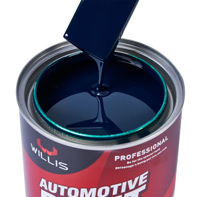 Pintura de spray de 2K de resina acrílica preta pura para carro, barco e equipamento de reparação de revestimento líquido