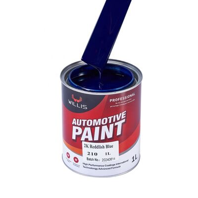 2K Acrílico Boat Car Spray Paint Vermelho Azul Automóvel Metal colorido para reparação de carros múltiplas cores disponíveis WILLIS Modelo 210