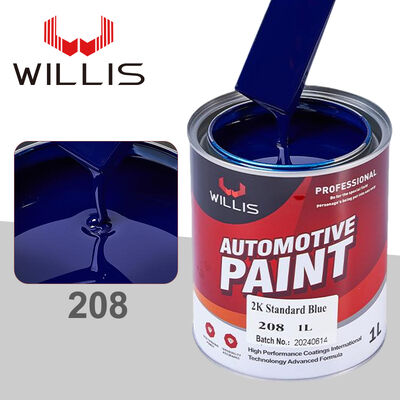 Venda Quente 2K Auto Acrílico Spray Paint Azul Metálico Brilhante Carro Liquid Coating Topcoat Multicolor Fabrica de Fornecimento OEM
