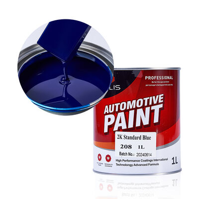 Venda Quente 2K Auto Acrílico Spray Paint Azul Metálico Brilhante Carro Liquid Coating Topcoat Multicolor Fabrica de Fornecimento OEM