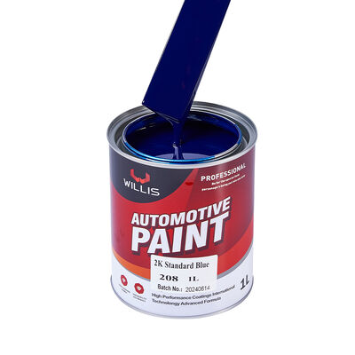 Venda Quente 2K Auto Acrílico Spray Paint Azul Metálico Brilhante Carro Liquid Coating Topcoat Multicolor Fabrica de Fornecimento OEM