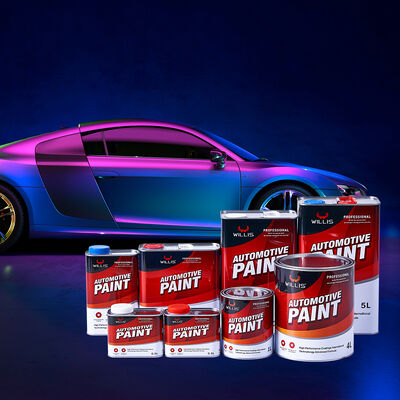 Venda Quente WILLIS OEM Auto Paint 2K Boat & Car Topcoat com múltiplas cores Acrílico líquido inclui spray diluidor de tinta