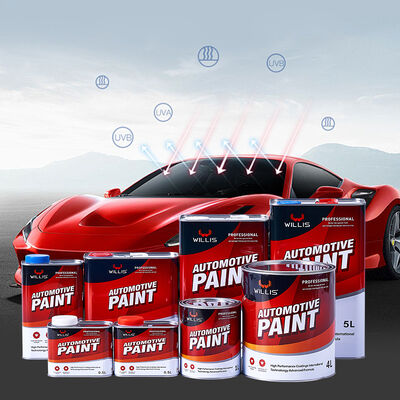 Verniz Automotivo de Alto Brilho 2K WILLIS com Endurecedor