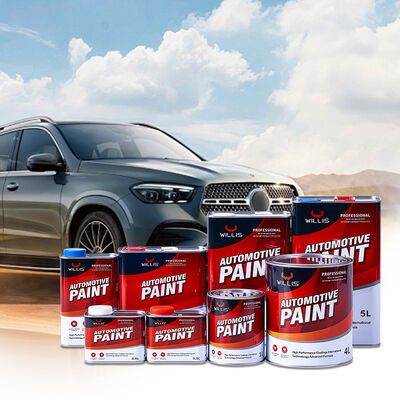 Melhor Vendedor WILLIS 2K Resina Acrílica Vermelha Revestimento Líquido Carro & Barco pintura com aplicação de spray