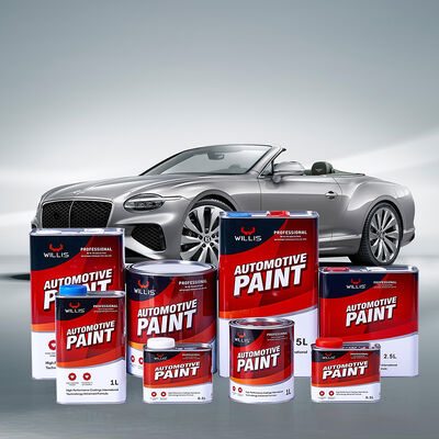 Melhor Vendedor WILLIS 2K Resina Acrílica Vermelha Revestimento Líquido Carro & Barco pintura com aplicação de spray