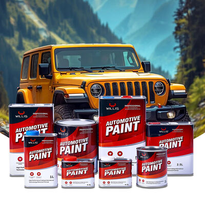 Revestimento líquido de resina acrílica 1K e 2K colorido para aplicação em spray em carros e eletrodomésticos