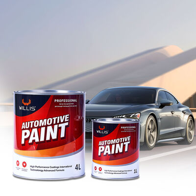 Tinta para Repintura Automotiva WILLIS 206 2K Cores Sólidas Azul Alto Brilho Revestimento Acrílico Metal