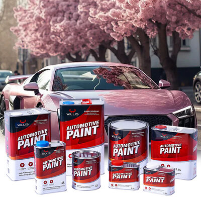 Tinta para Repintura Automotiva WILLIS 206 2K Cores Sólidas Azul Alto Brilho Revestimento Acrílico Metal