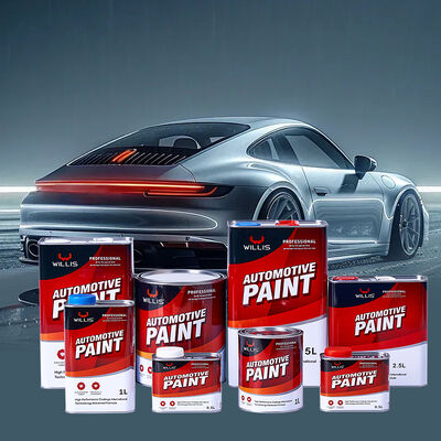 Tinta Acrílica Sólida WILLIS 2K para Repintura Automotiva e Reparo de Metal, Aplicação em Spray, Revestimento Líquido