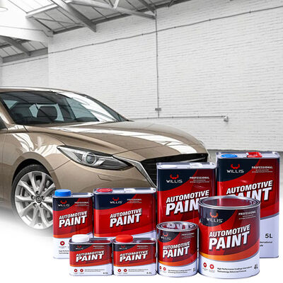 WILLIS 2K de alta qualidade Medium Yellow Acrylic Baseado em Revestimento Líquido Pintura Automóvel Spray Reparação de Móveis
