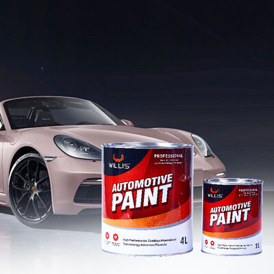 WILLIS 2K de alta qualidade Medium Yellow Acrylic Baseado em Revestimento Líquido Pintura Automóvel Spray Reparação de Móveis
