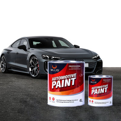 Tinta Acrílica de Cor Sólida WILLIS Industrial 2K para Carroceria Automotiva com Código OEM de Pigmento Aplicação em Spray Revestimento Líquido (Modelo 206)