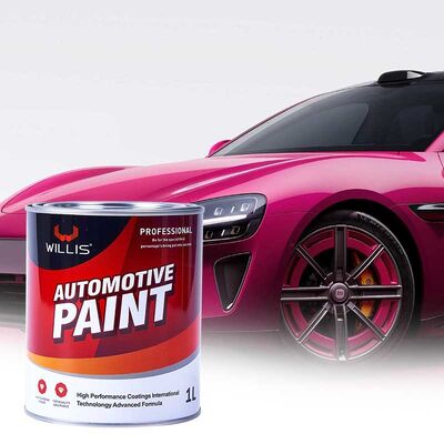 Tinta Acrílica de Cor Sólida WILLIS Industrial 2K para Carroceria Automotiva com Código OEM de Pigmento Aplicação em Spray Revestimento Líquido (Modelo 206)