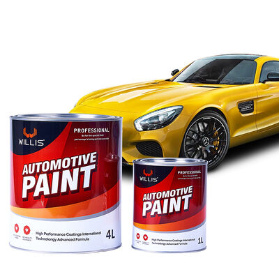 Tinta Automotiva Ecológica WILLIS Modelo 201 1K/2K Cor Sólida Acrílica Pigmento Código OEM Revestimento Líquido