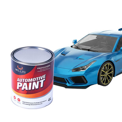Eco WILLIS Sustentável Corpo de Carro Pintura Auto Pintura 1K 2K Solid Color Acrylic Spray com Código OEM Liquid Coating para Metal Plástico