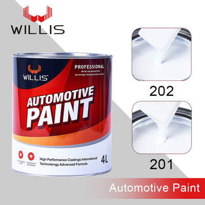 Pintura automática de alta qualidade 2K Seca rápida e fácil de aplicar Corpo automático por atacado Revestimento líquido de automóveis Resina acrílica baseada em cor sólida